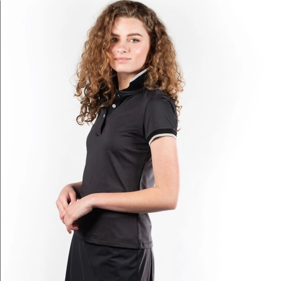 Hannah Childs Kaley Short Sleeve Polo riding top - Picture 2 of 9